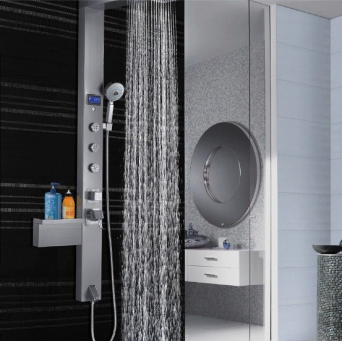 luxury shower panel