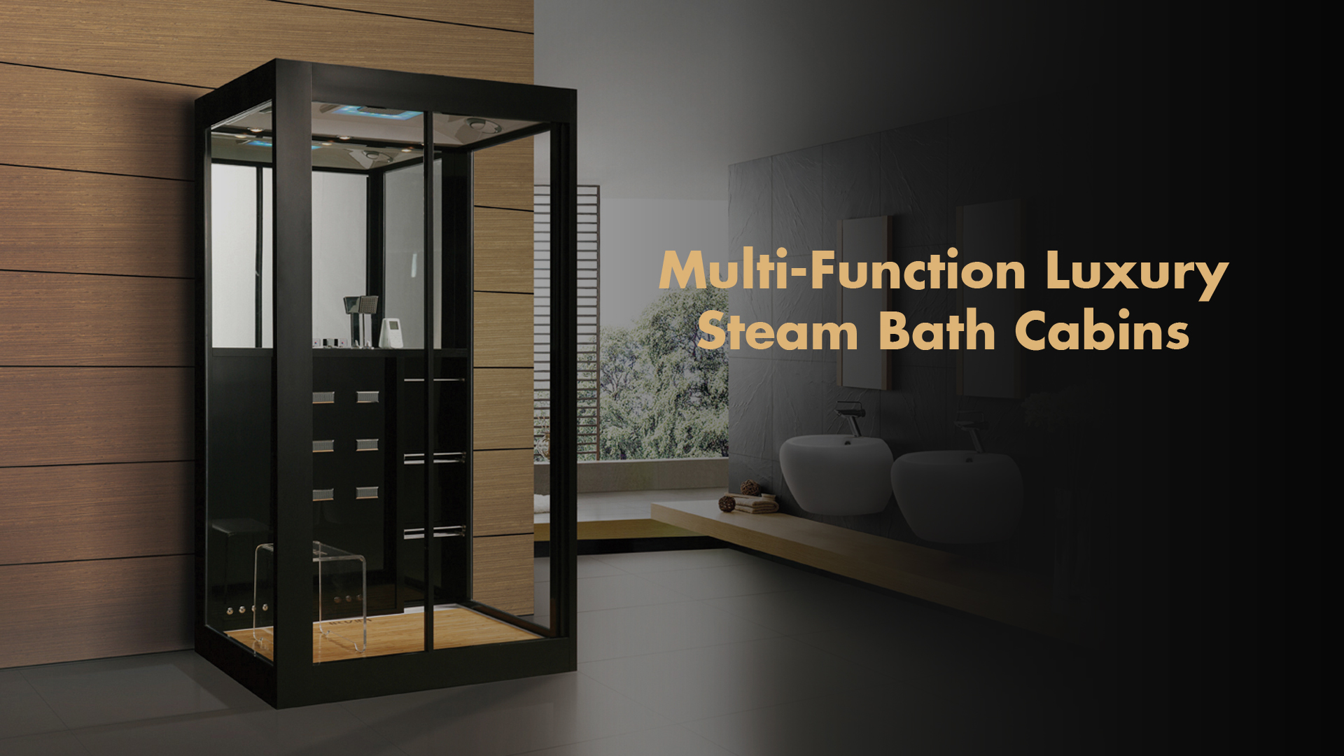luxury steam bath cabin